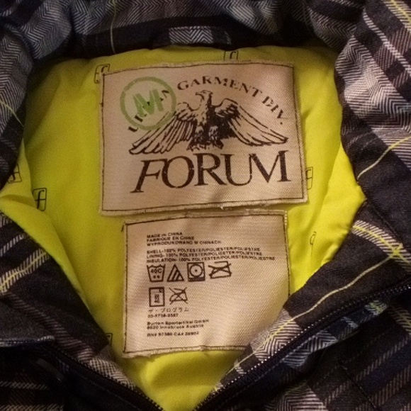 BURTON FORUM VINTAGE SKI JACKET MENS SIZE LARGE - Picture 12 of 17